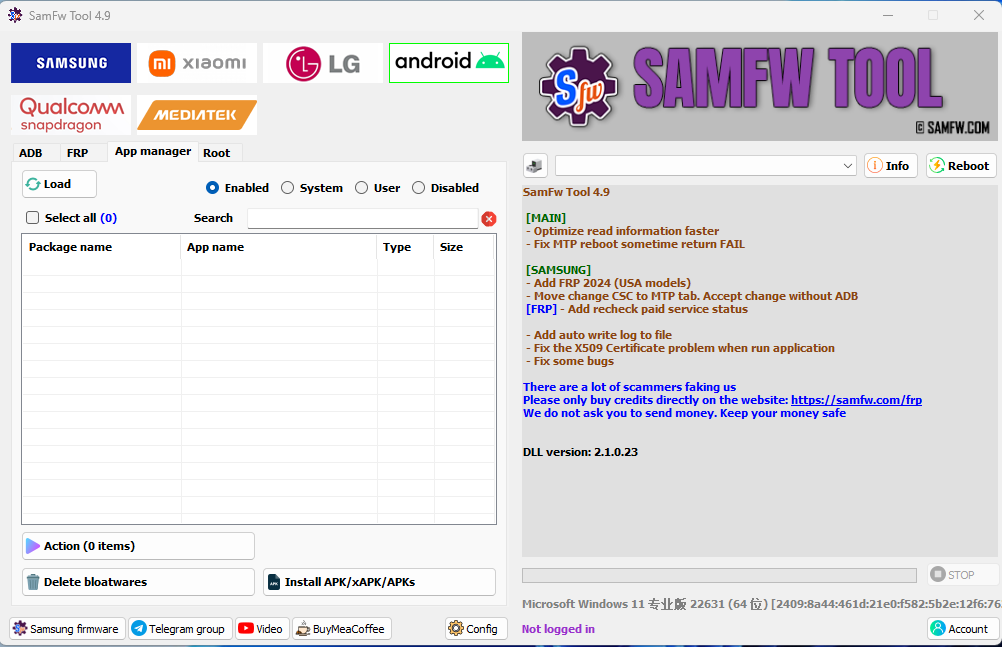 图片[1]-SamFwTool 4.9手机维修解锁-阿宇科技